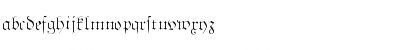 Download Unger Fraktur Regular Font Lowercase Preview