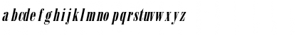 Download CapelliUltraCondensed Italic Font Lowercase Preview