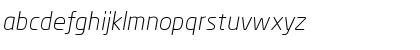 Download NeoSans Light Italic Font Lowercase Preview