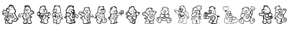 Download CareBearsbyIacy Regular Font Lowercase Preview