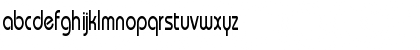 Download UniqueCondensed Regular Font Lowercase Preview