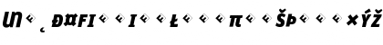 Download Unit-BlackItalicSCExpert Regular Font Lowercase Preview