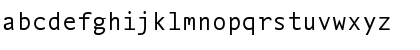 Download NexusTypewriter-Regular Regular Font Lowercase Preview