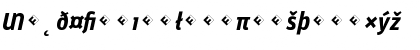 Download Unit-BoldItalicTFExpert Regular Font Lowercase Preview