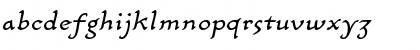 Download CarlinScript LT Std Italic Regular Font Lowercase Preview