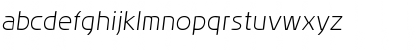 Download Noa LT Std Light Oblique Font Lowercase Preview