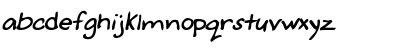 Download CarlysHand Bold Italic Font Lowercase Preview