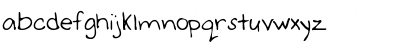 Download CarlysHand Regular Font Lowercase Preview