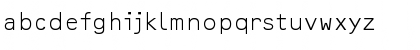 Download OCRF-LightC Regular Font Lowercase Preview