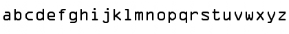 Download OCR OneC Regular Font Lowercase Preview