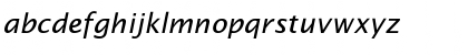 Download OfficeTypeSans Italic Font Lowercase Preview