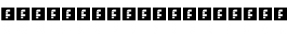 Download 00ne Not so Atroce Pixels BLACK Regular Font Lowercase Preview