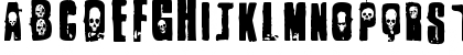 Download 1 Punk Regular Font Lowercase Preview