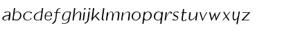 Download CarnubaSSK Italic Font Lowercase Preview