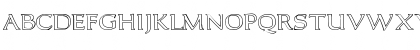 Download CarolusOutline Regular Font Lowercase Preview