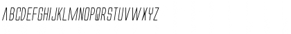 Download Alien League II Italic Italic Font Lowercase Preview