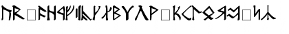 Download Angerthas Runes Regular Font Lowercase Preview