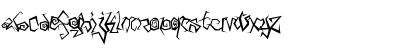 Download Arachnids Regular Font Lowercase Preview