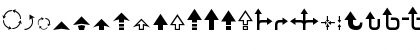 Download Arrow 7 Regular Font Lowercase Preview