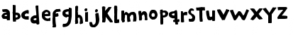 Download ArtYard Thick Regular Font Lowercase Preview