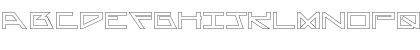 Download AsteriskHollowBold Regular Font Lowercase Preview