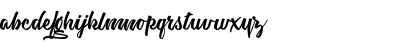 Download Astrovegan Personal Use Regular Font Lowercase Preview