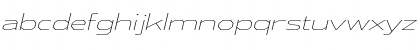 Download Athabasca Expanded ExtraLight Italic Font Lowercase Preview