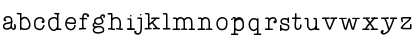 Download ATypewriterForMe Medium Font Lowercase Preview