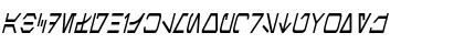 Download Aurebesh Condensed Italic Font Lowercase Preview