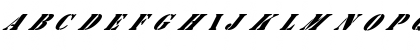 Download AustralianFlyingCorpsStencilB Regular Font Lowercase Preview