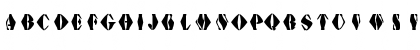 Download AustralianFlyingCorpsStencilG Regular Font Lowercase Preview