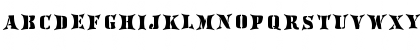 Download AustralianFlyingCorpsStencilH Regular Font Lowercase Preview