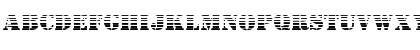 Download AustralianFlyingCorpsStencilL Regular Font Lowercase Preview