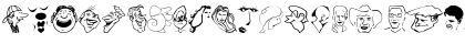 Download CartoonHeads Regular Font Lowercase Preview