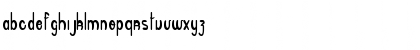 Big Bang Comix Regular Font Lowercase Preview