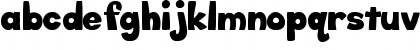 Download Big_Bottom_Cartoon Regular Font Lowercase Preview