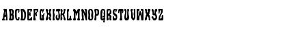 Download Black Gunk Regular Font Lowercase Preview