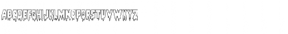 Download Bloodlust Outline Regular Font Lowercase Preview