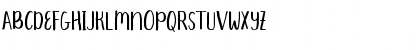 Download Aprils Regular Font Lowercase Preview