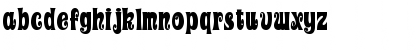 Download BoboBlackAl Regular Font Lowercase Preview