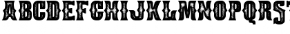 Download Boots & Spurs Regular Font Lowercase Preview