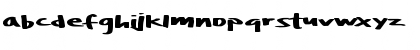 Download BoulderRough Regular Font Lowercase Preview