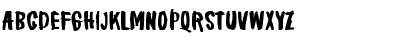 Download Brake a leg! Regular Font Lowercase Preview