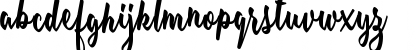 Download Breakfast on the beach Personal Regular Font Lowercase Preview