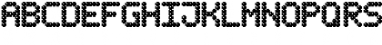 Download Bubble Pixel-7 Dark Regular Font Lowercase Preview