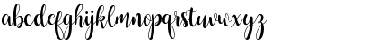Download Buttercup Sample Regular Font Lowercase Preview