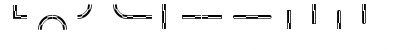 Download ByDesign Borders1 Regular Font Lowercase Preview
