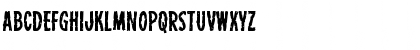 Download Carnival Corpse Staggered Regular Font Lowercase Preview