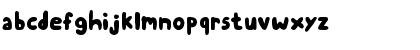 Download Chubby Thumbs Regular Font Lowercase Preview