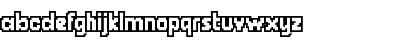Download ChunkyDunkOutlin Medium Font Lowercase Preview